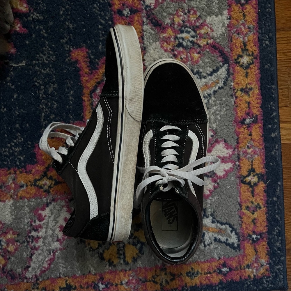 Vans Black and White Sneakers